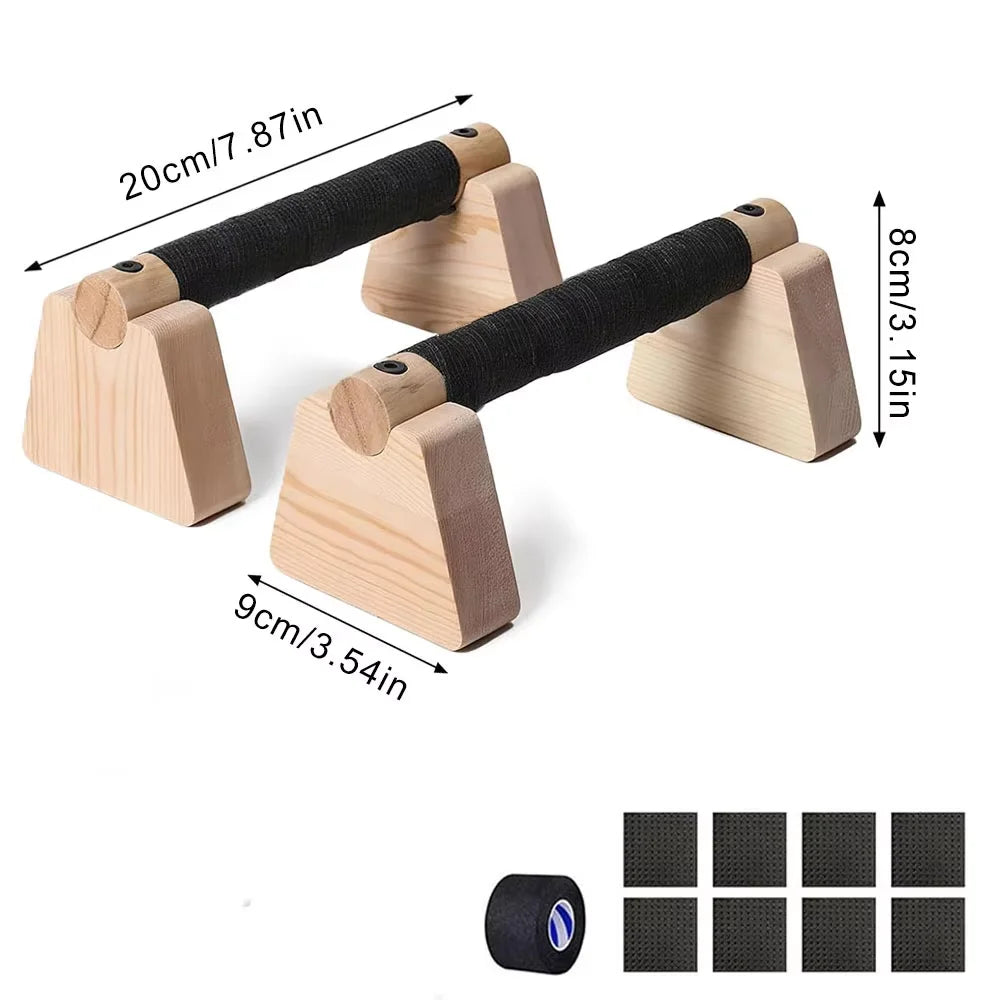 BP Wooden Parallettes — Home Calisthenics