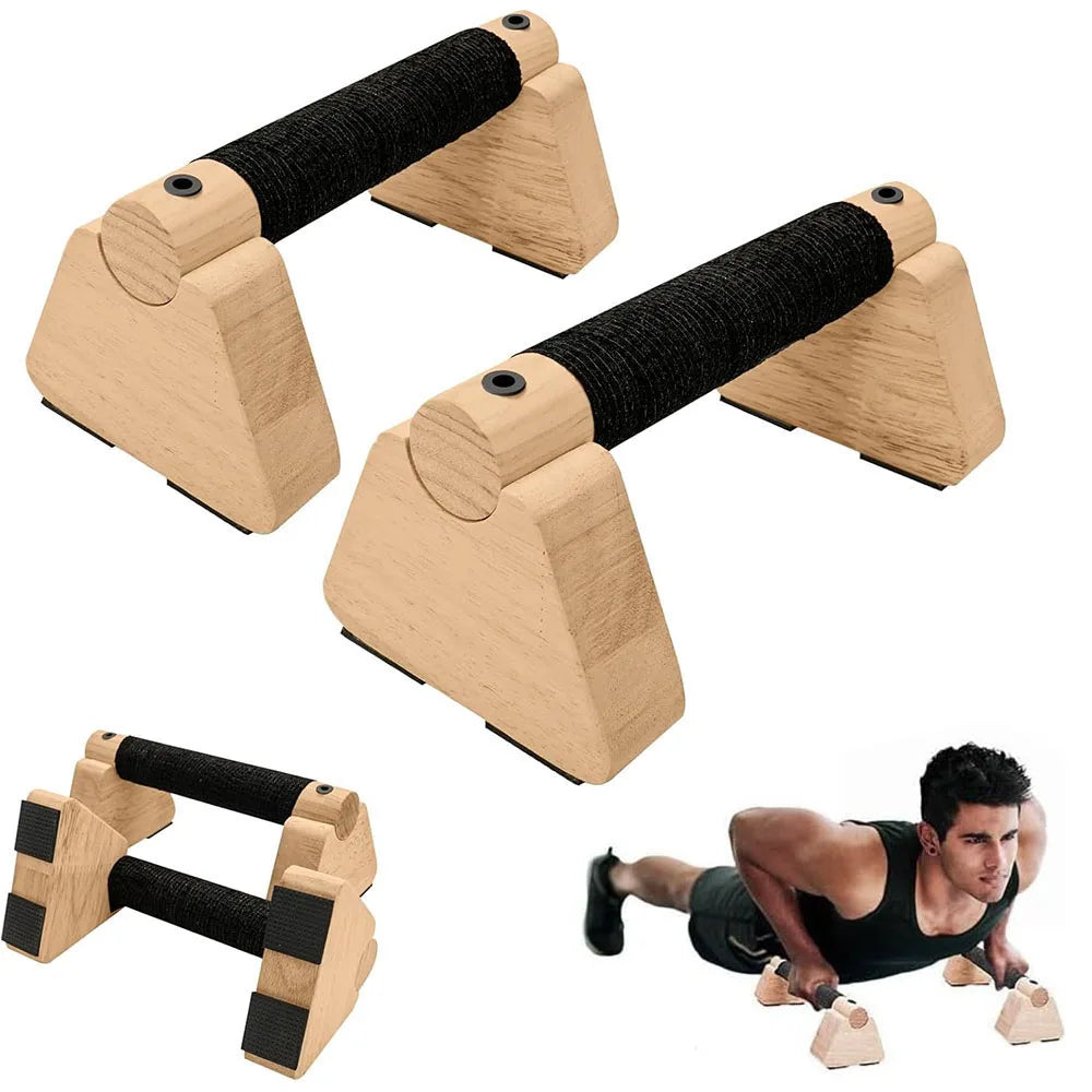 BP Wooden Parallettes — Home Calisthenics
