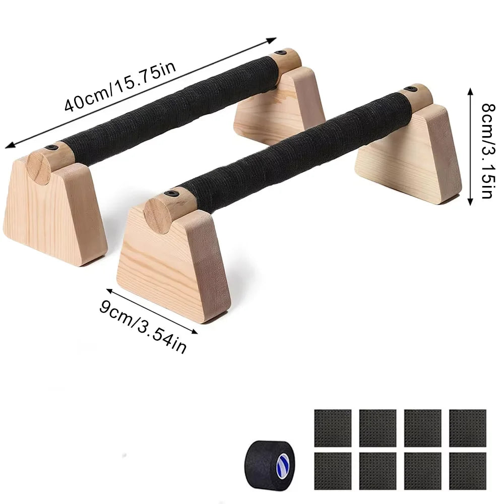 BP Wooden Parallettes — Home Calisthenics