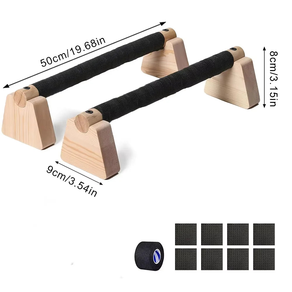 BP Wooden Parallettes — Home Calisthenics